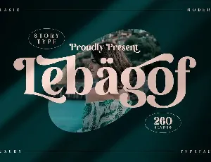 Lebagof font