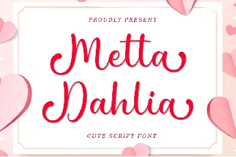 Metta Dahlia font