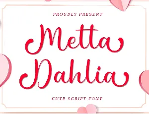 Metta Dahlia font