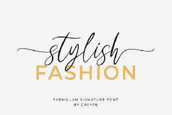 Fadhillah font