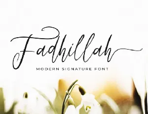 Fadhillah font