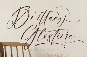 Brittany Glostime font