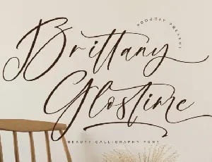 Brittany Glostime font