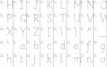 Sassoon Infant Dotted font