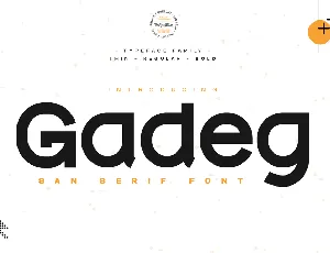 Gadeg font