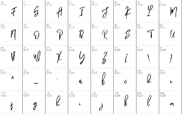 Pandertoos Signature font