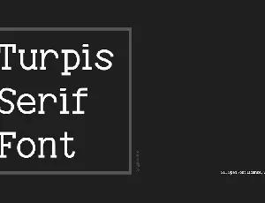 Turpis font