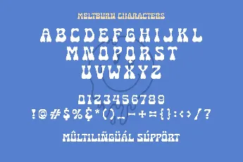 Meltburn font