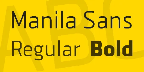 Manila Sans font