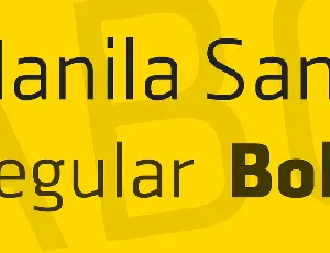 Manila Sans font