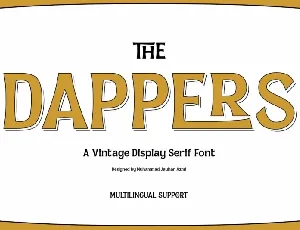 Dappers font