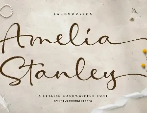 Amelia Stanley font