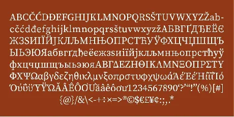 Source Serif 4 Family font