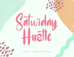 Saturday Hustle font