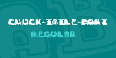 Chuck title font