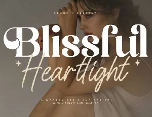 Blissful Heartlight Duo font