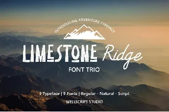 Limestone Ridge Display Sans Duo font