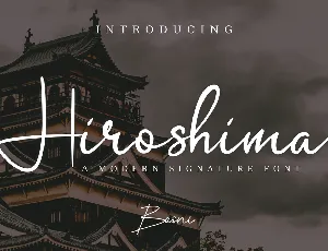 Hiroshima font