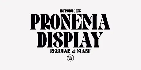 Pronema Serif font