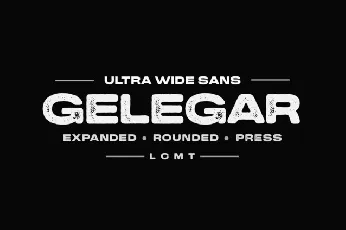 Gelegar font