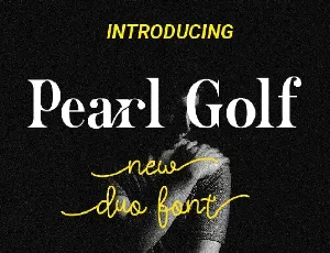 Pearl Golf font