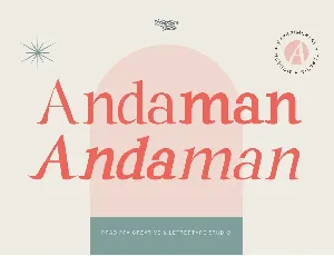 Andaman font