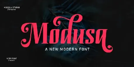 Modusa font