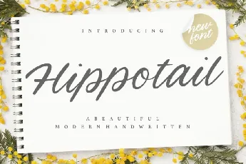 Hippotail Handwritten font