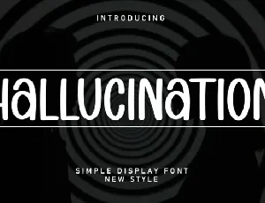 Hallucination Display font