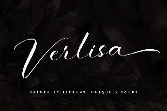 Verlisa - Personal use font