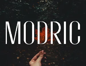 Modric Typeface font