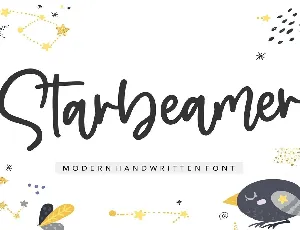 Starbeamer font