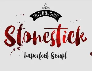 Stonestick font