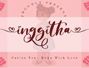 Inggitha font