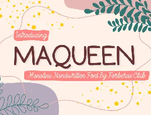 Maqueen Demo font