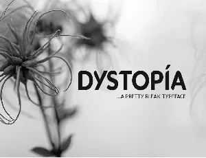 Dystopia font