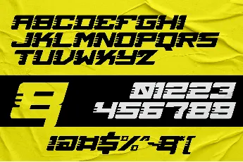 Race Freak font