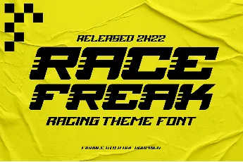 Race Freak font