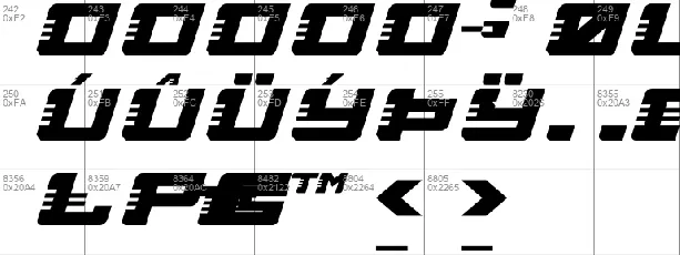 Race Freak font