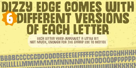 Dizzy Edge DEMO font