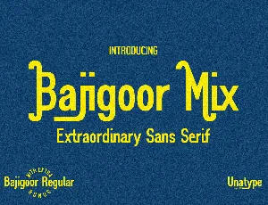 Bajigoor Mix font