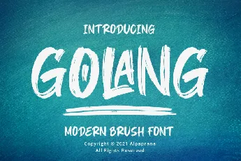 Golang font