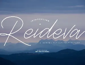 Reideva Personal Use font