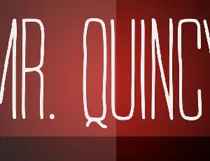 Mr. Quincy font