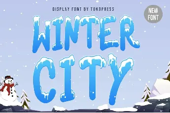 Winter City font