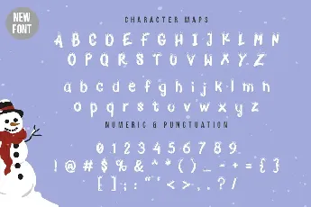 Winter City font