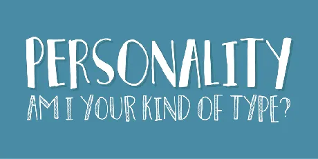 Personality DEMO font