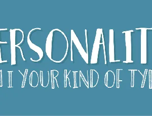 Personality DEMO font