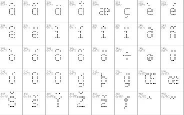 Enhanced Dot Digital-7 font