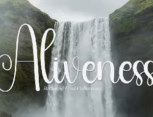 Aliveness font